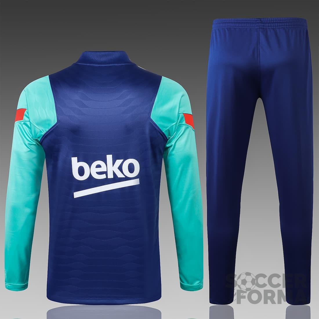 Детский тренировочный костюм Барселона 2022 синий