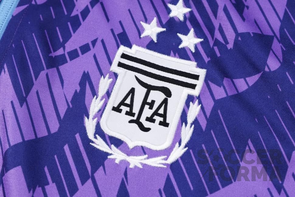 Детский спортивный костюм сборной Аргентины 2022-2023 фиолетовый