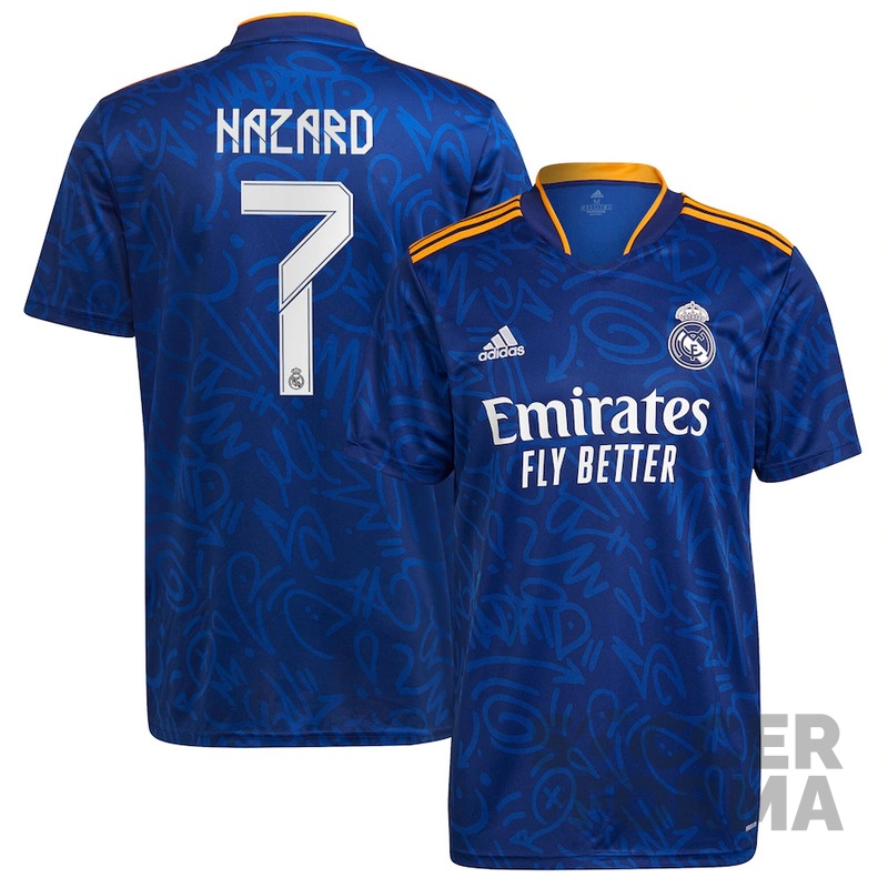 Гостевая футболка Реал Мадрид Азар 7 2021-2022