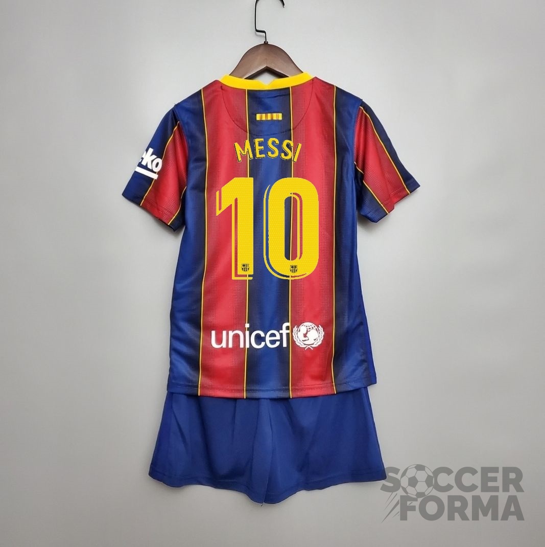 Детская форма Барселоны Месси 10 2020-2021