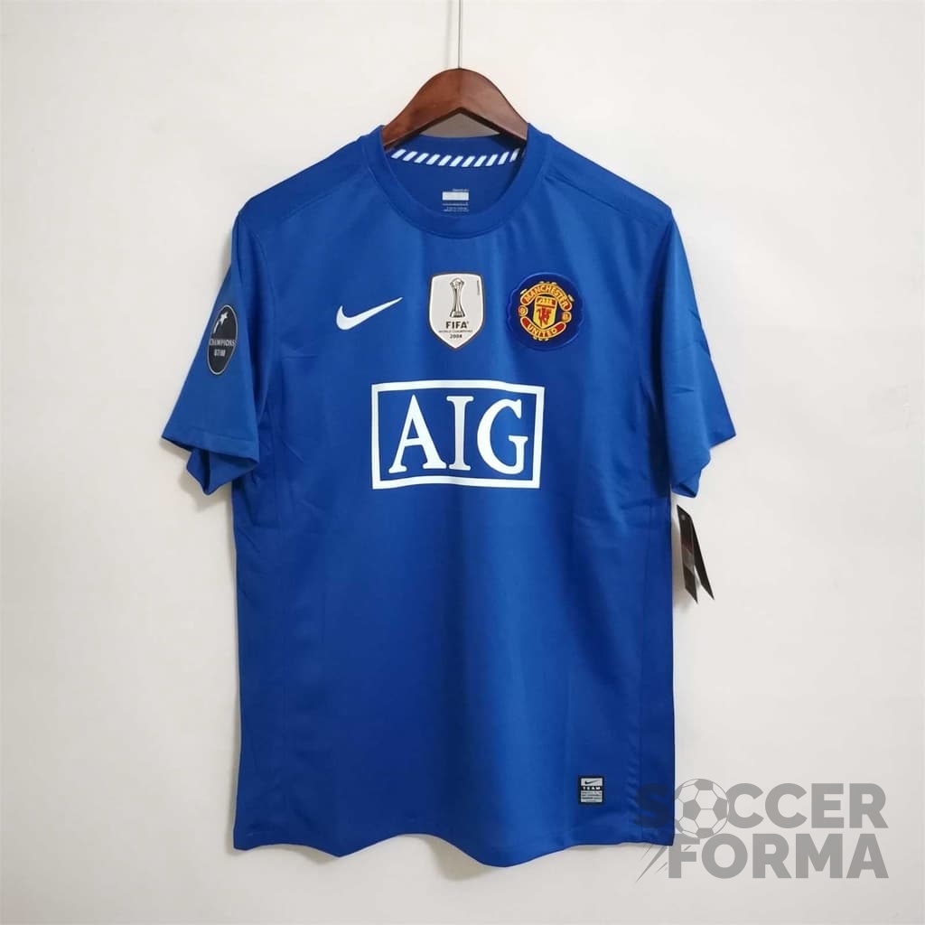Ретро футболка Манчестер Юнайтед 2007-2008 с патчами