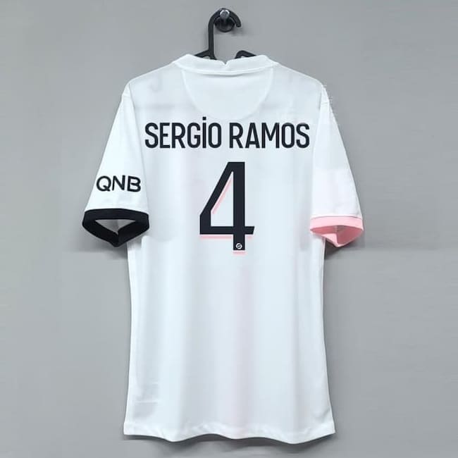 Гостевая футболка ПСЖ Серхио Рамос 4 2021-2022
