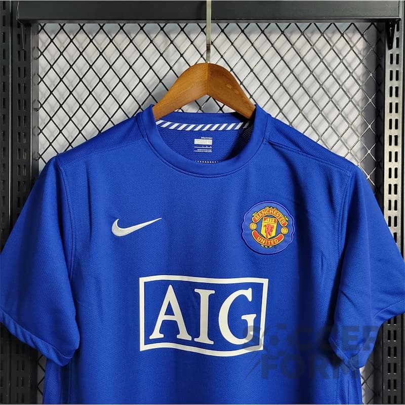 Ретро футболка Манчестер Юнайтед 2007-2008 гостевая