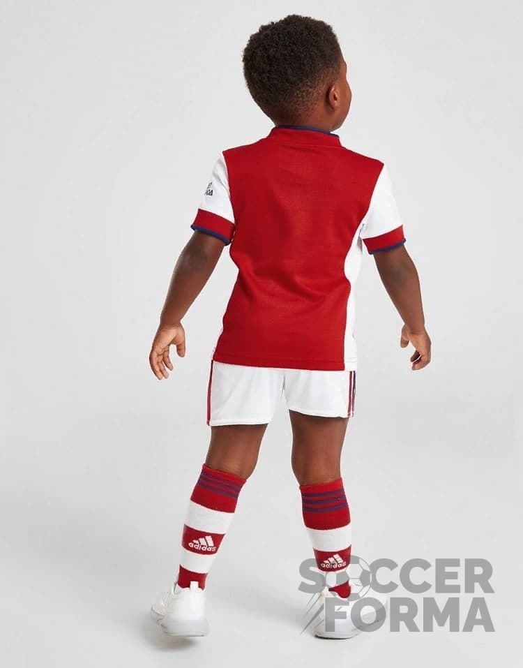 Детская форма Арсенал 2021-2022 с гетрами