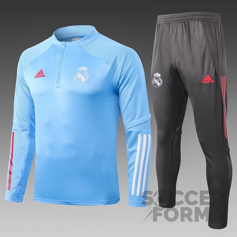 Тренировочный костюм Реал Мадрид 2020-2021 голубой