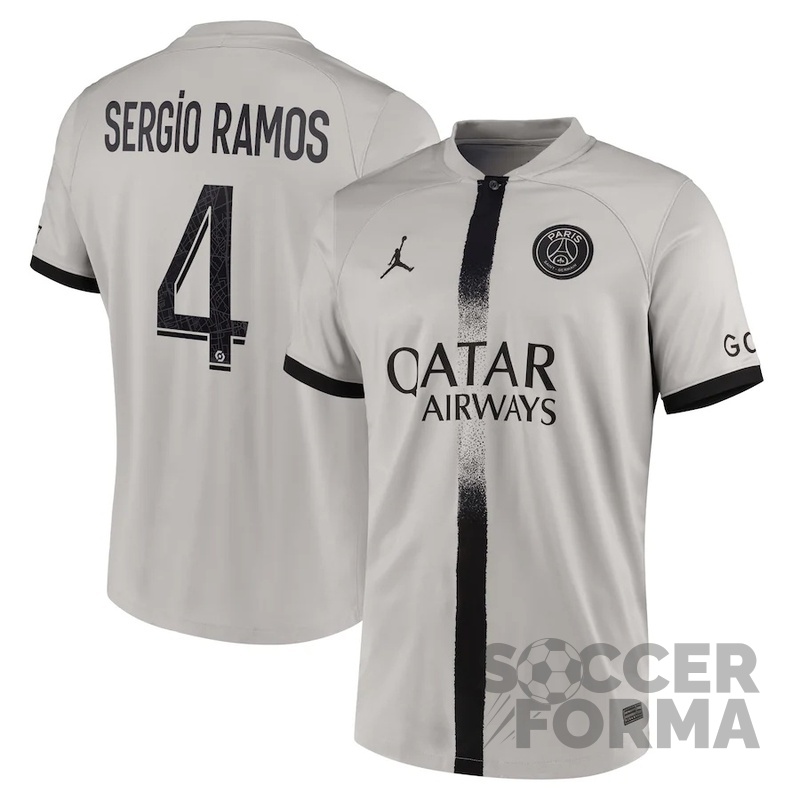 Гостевая футболка ПСЖ Серхио Рамос 4 2022-2023