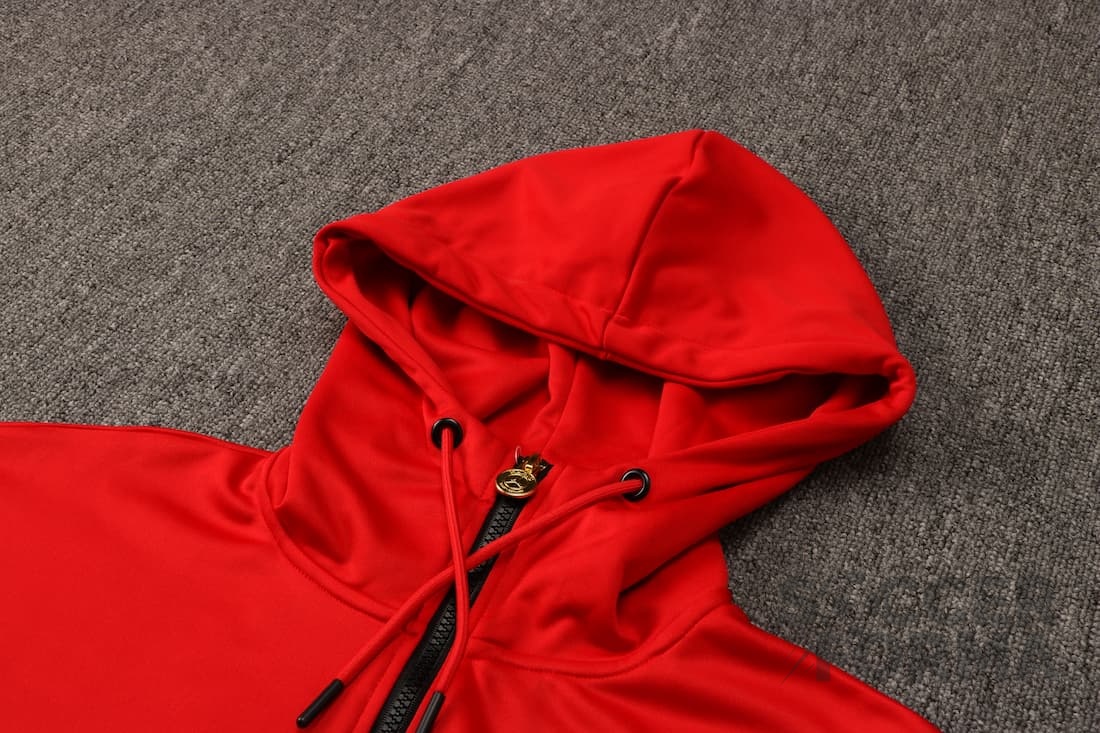 Спортивный костюм Джордан ПСЖ 2022 с капюшоном красный
