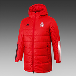 Зимняя куртка Реал Мадрид 2021-2022 красная