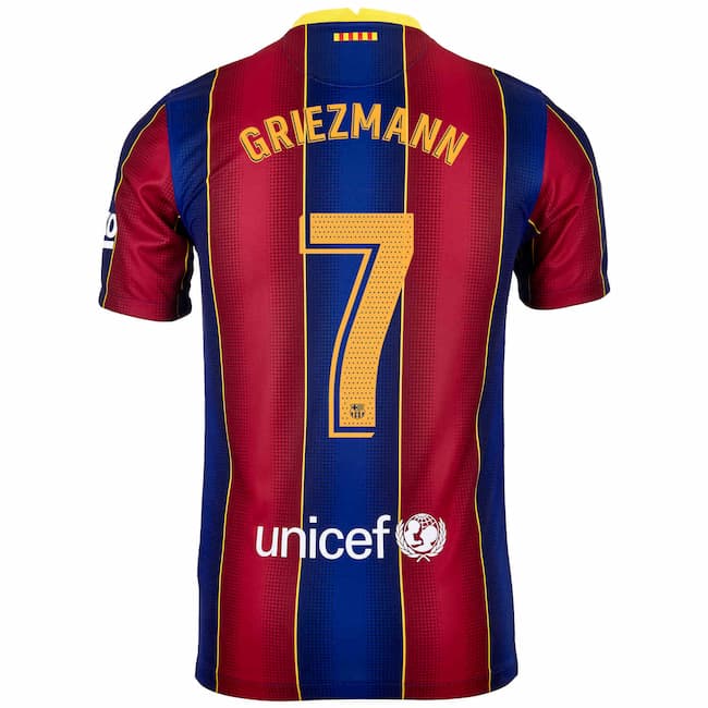 Детская форма Барселона Гризманн 7 2020-2021