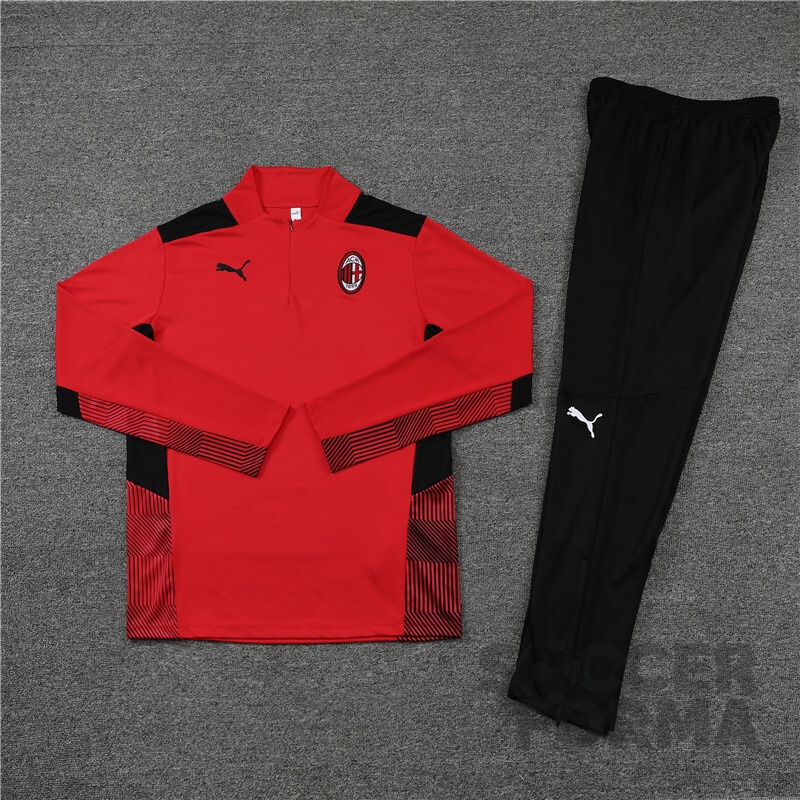 Тренировочный костюм Милан 2021-2022 красный - вид 3