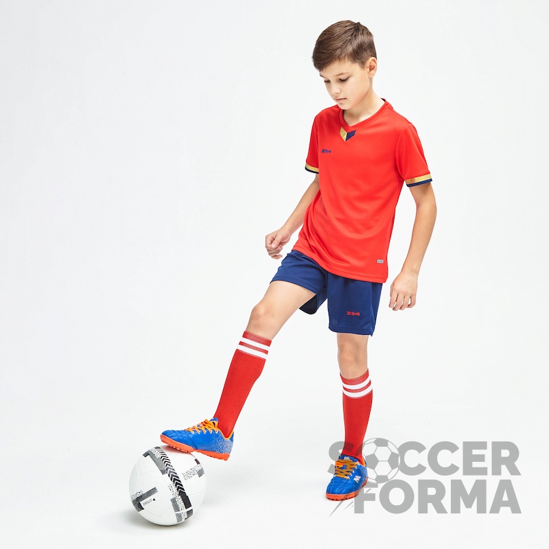 Детская футбольная форма Jetron strong красно-синяя - вид 4