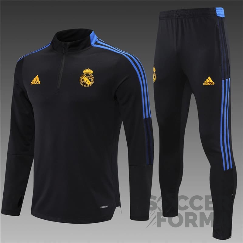 Тренировочный костюм Реал Мадрид 2022 черный - вид 1