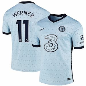 Гостевая футболка Челси Вернер 11 2020-2021