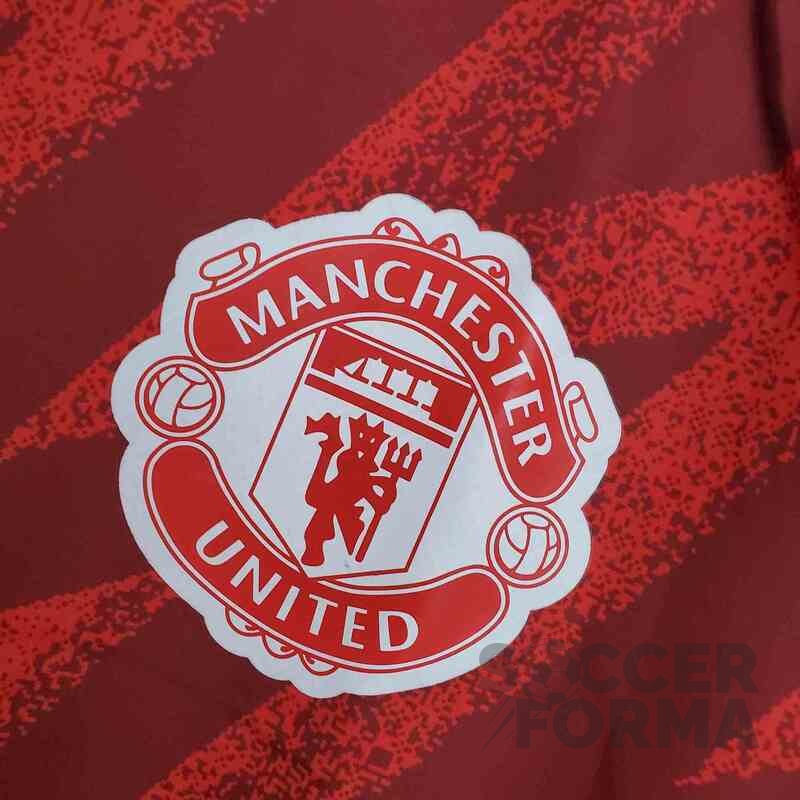 Ветровка Манчестер Юнайтед 2021-2022 красная - вид 4