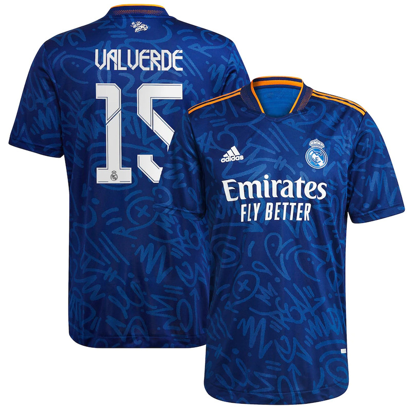 Гостевая футболка Реал Мадрид Вальверде 15 2021-2022