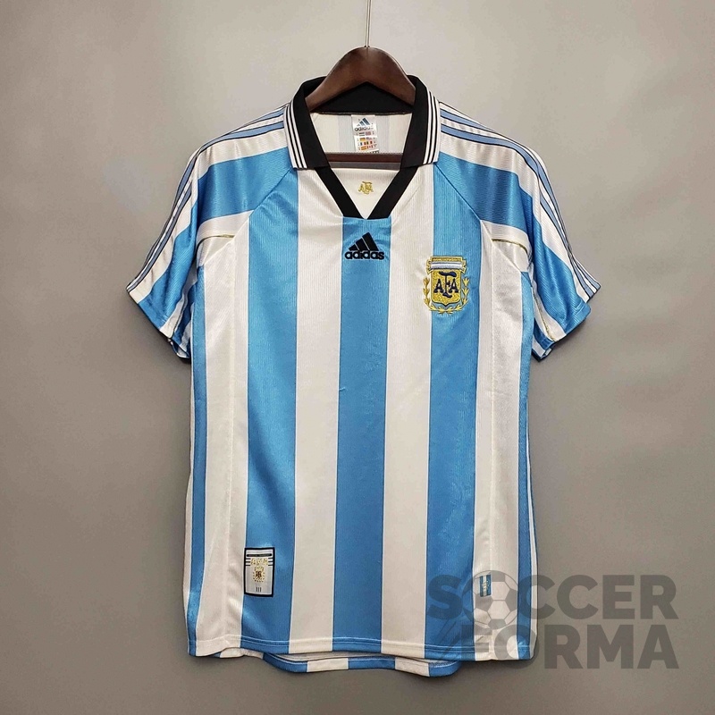 Ретро футболка сборной Аргентины 1998 - вид 1