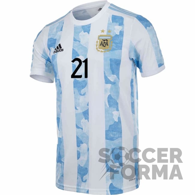 Детская форма сборной Аргентины Дибала 21 2020-2021 - вид  3