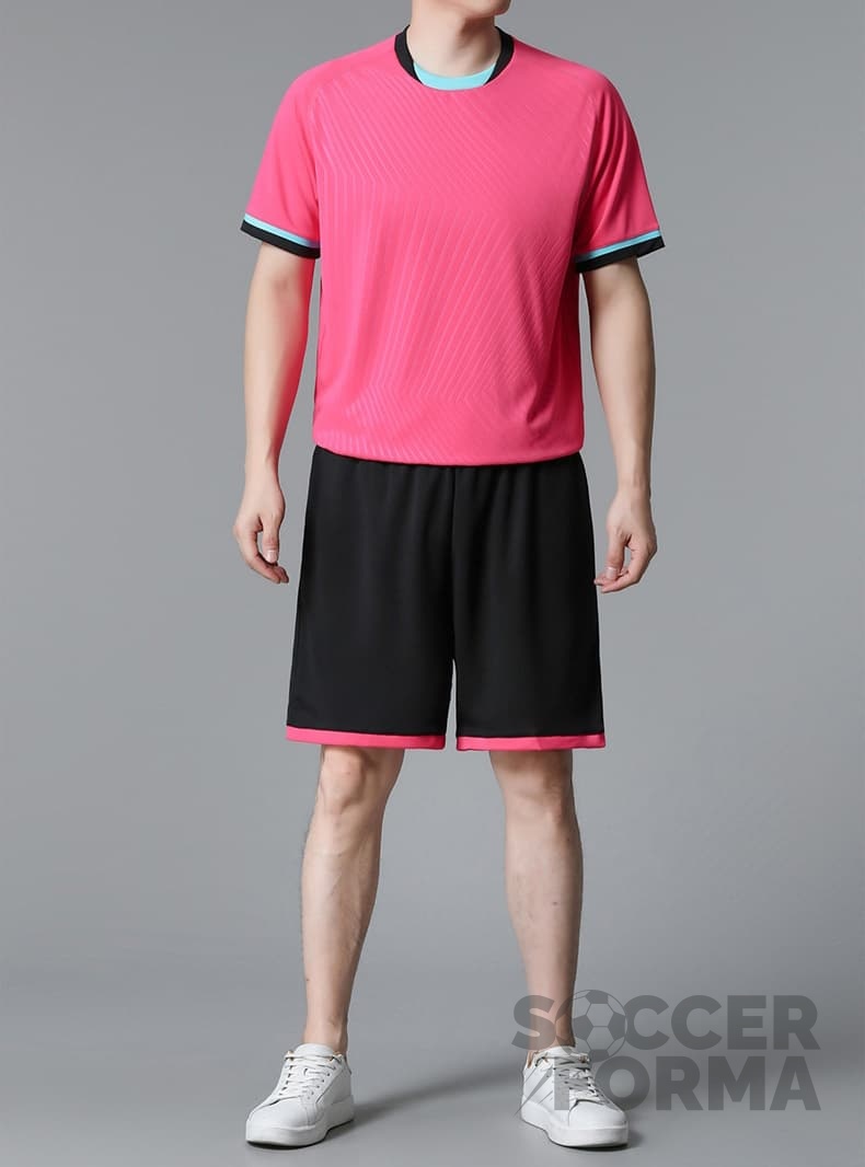 Футбольная форма Jetron Rich розовая - вид 5