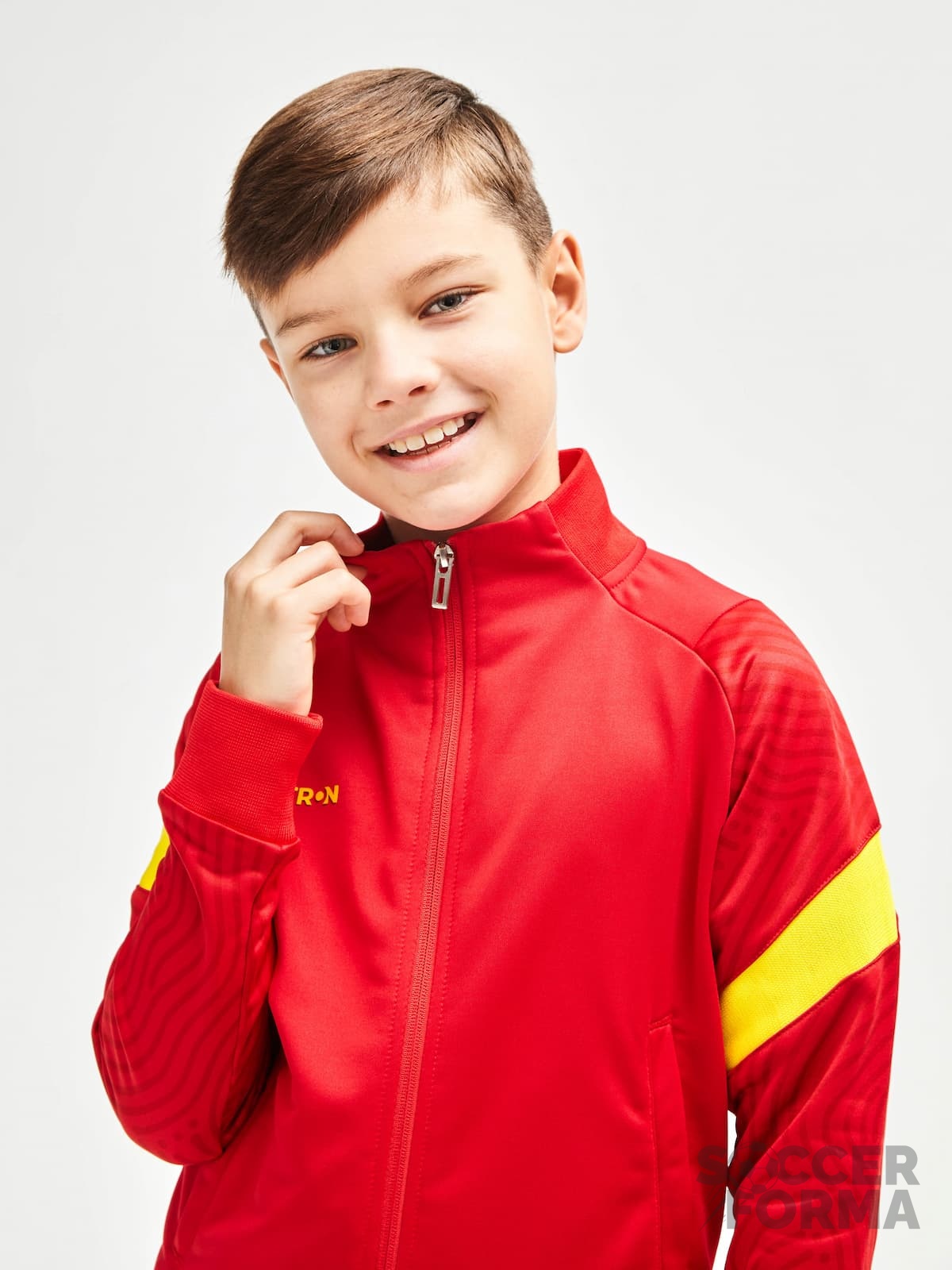 Детский тренировочный костюм Jetron Fast черно-красный
