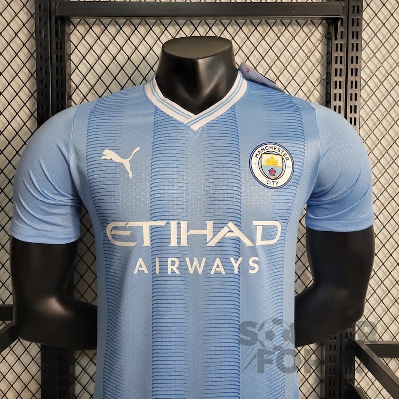 Игровая футболка Манчестер Сити 2023-2024 аутентичная - вид 2