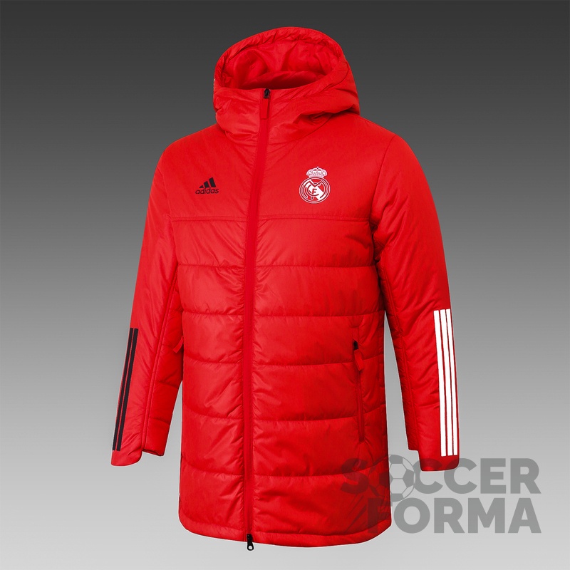 Зимняя куртка Реал Мадрид 2021-2022 красная - вид 1