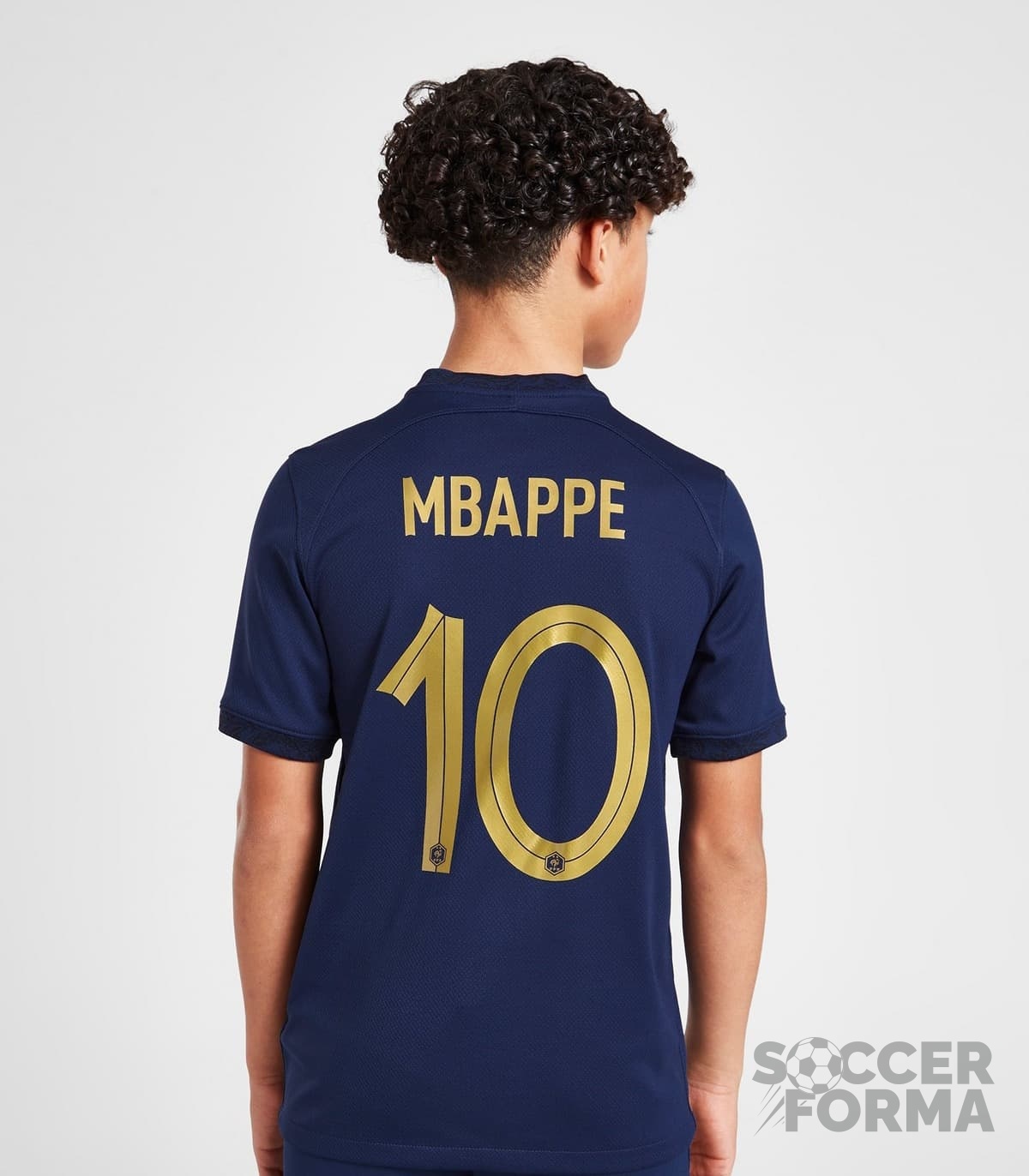 Детская форма сборной Франции Мбаппе 10 2022-2024 - вид 1