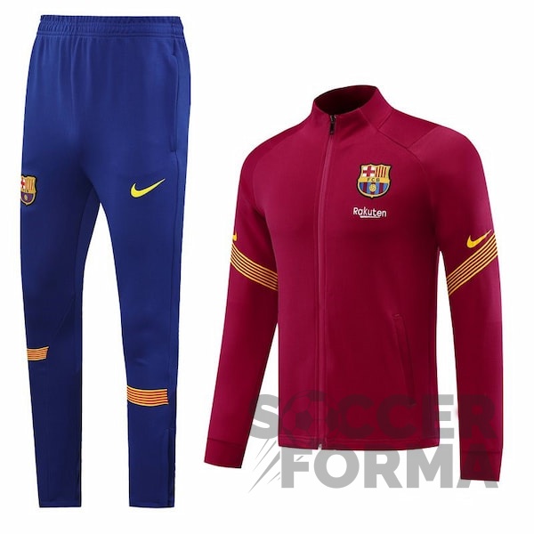 Спортивный костюм Барселона 2020-2021 бордовый - вид 1