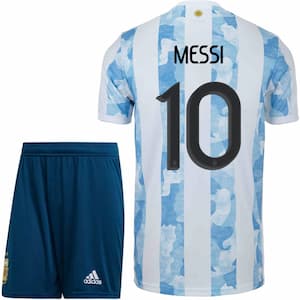 Детская форма сборной Аргентины Месси 10 2020 2021