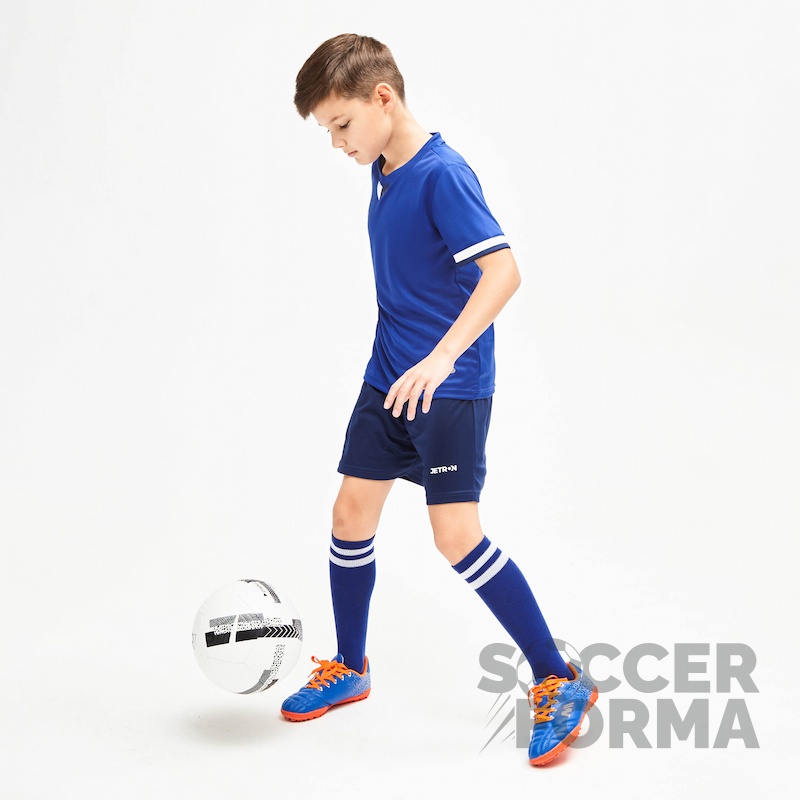 Детская футбольная форма Jetron strong синяя - вид 4