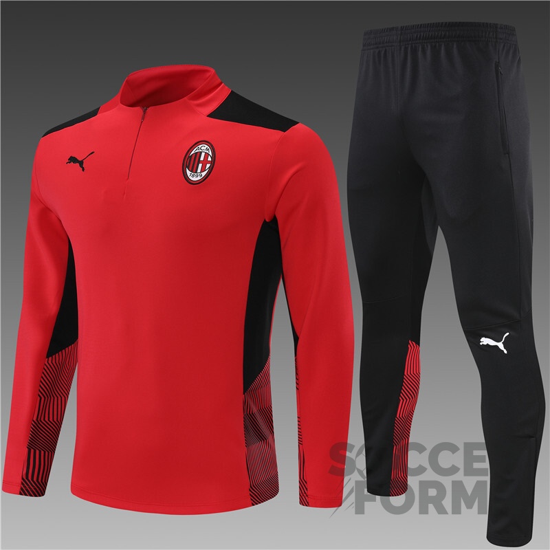 Тренировочный костюм Милан 2021-2022 красный - вид 1