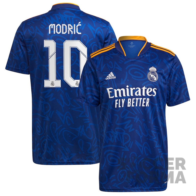 Гостевая футболка Реал Мадрид Модрич 10 2021-2022 - вид 1