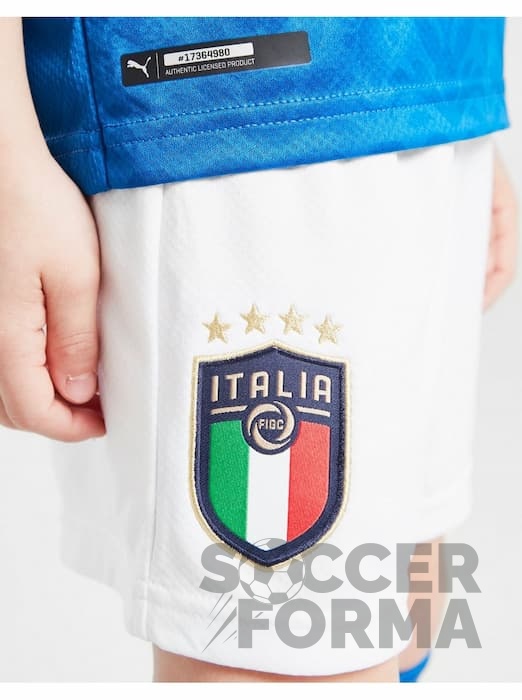 Детская форма сборной Италии 2021 с гетрами