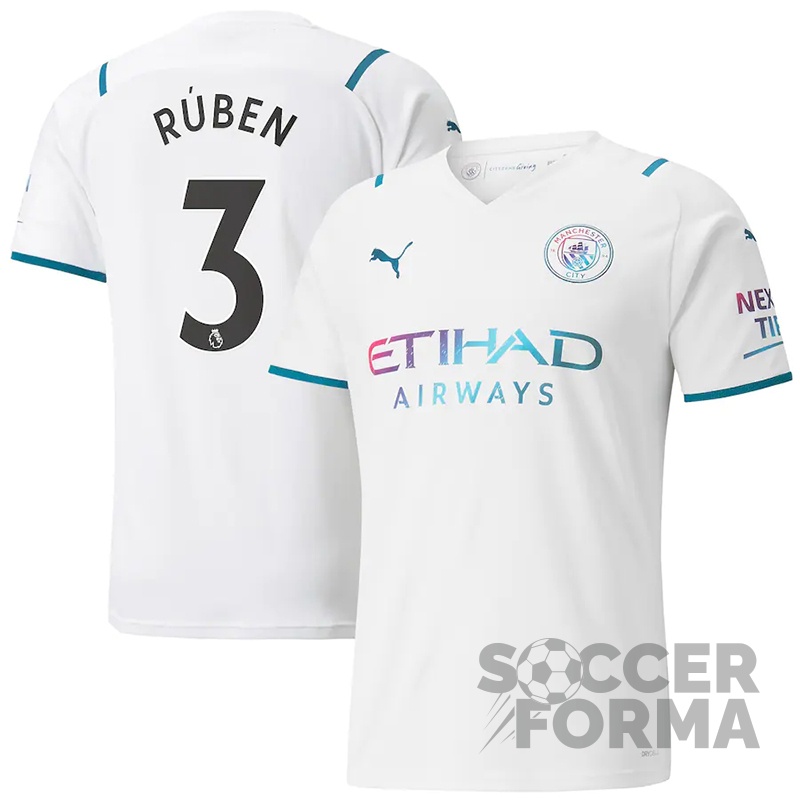 Гостевая футболка Манчестер Сити Рубен 3 2021-2022 - вид 1