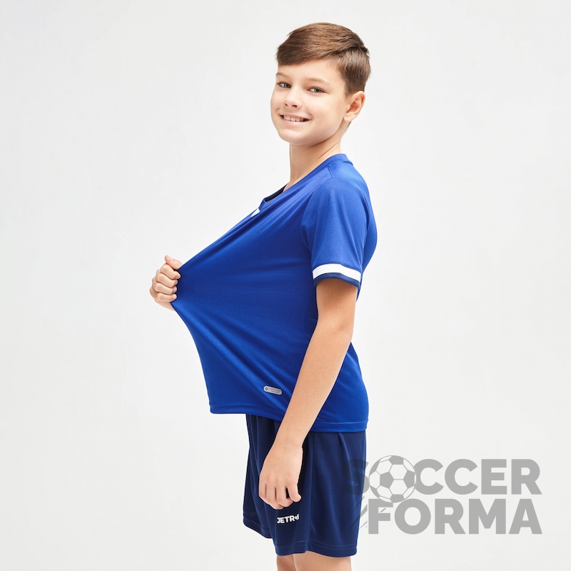 Детская футбольная форма Jetron strong синяя