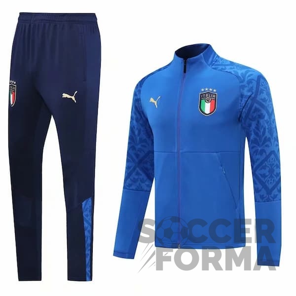 Спортивный костюм сборной Италии 2021 синий