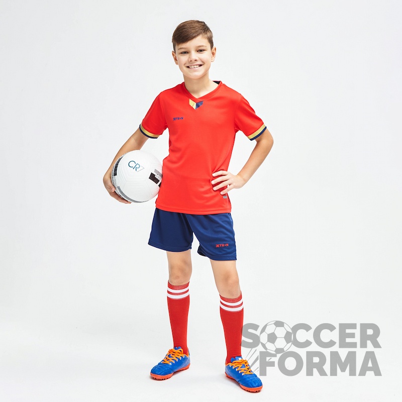 Детская футбольная форма Jetron strong красно-синяя - вид 3