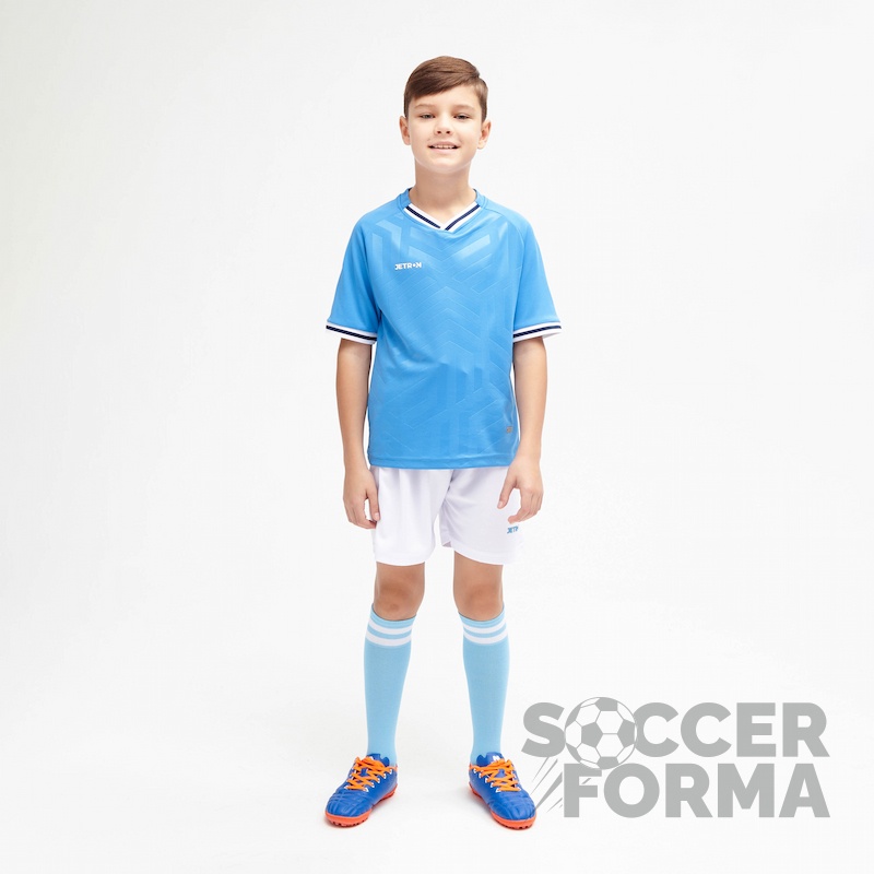 Детская футбольная форма Jetron sky голубая - вид 1