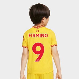 Детская форма Ливерпуль Фирмино 9 2021-2022 третья