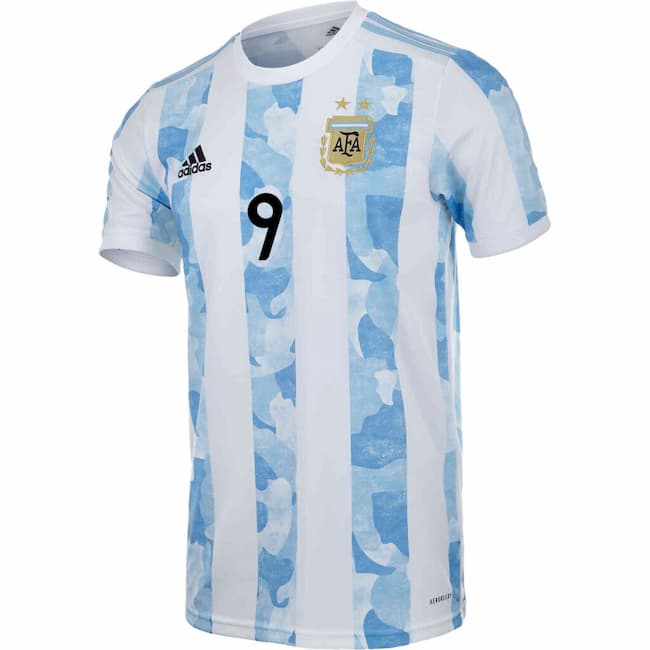 детская форма сборной Аргентины Агуэро 9 2021