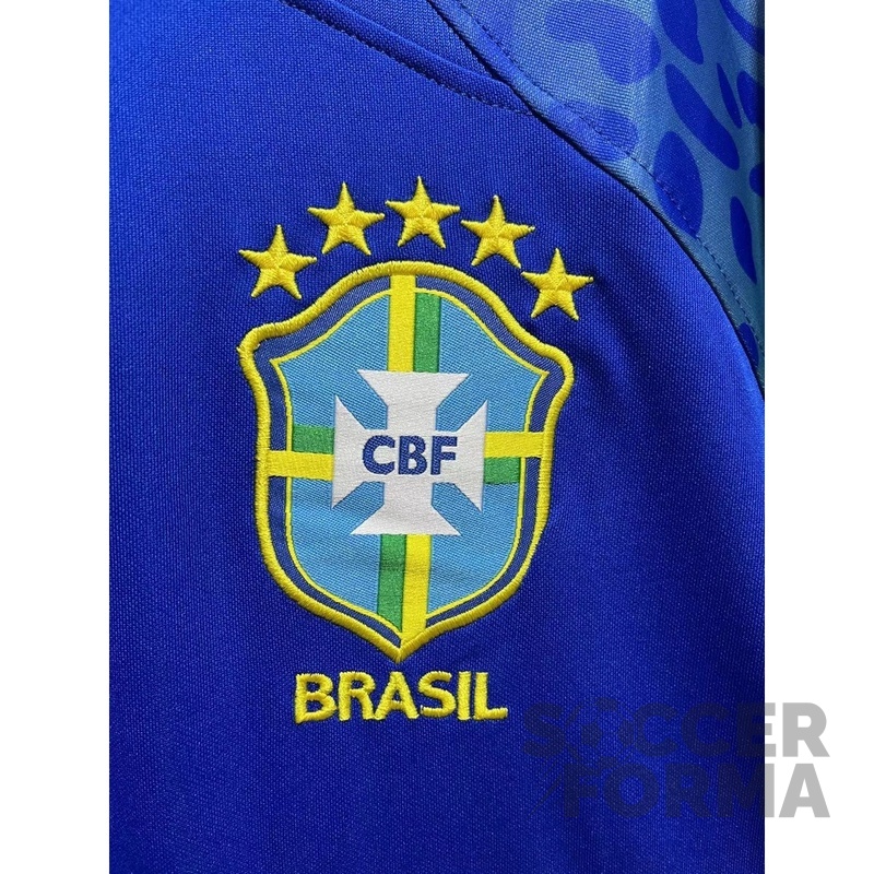 Футболка сборной Бразилии Неймар 10 синяя 2022-2024 - вид 3