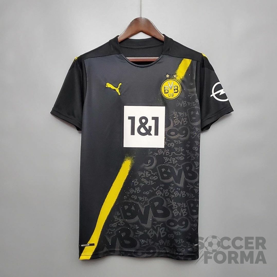 Гостевая футболка Боруссия Дортмунд 2020-2021 Lux - вид 1
