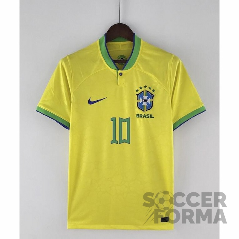 Футболка сборной Бразилии Неймар 10 2022-2024 - вид 2