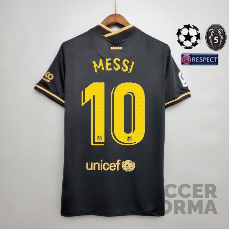 Гостевая футболка Барселоны Месси 10 2020-2021 Lux - вид 1