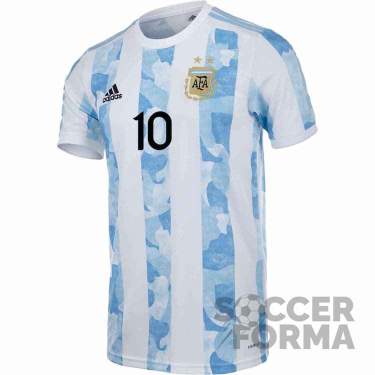 Детская форма сборной Аргентины Месси 10 2020 2021 - вид  3