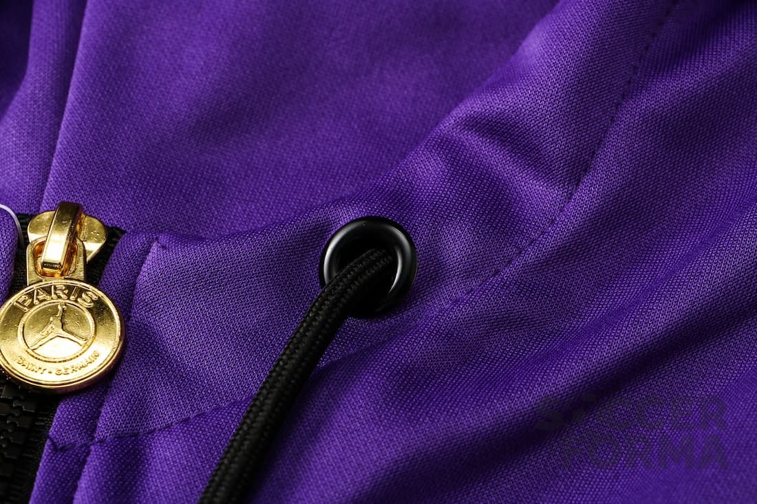 Спортивный костюм Джордан ПСЖ 2022 с капюшоном фиолетовый - вид 5