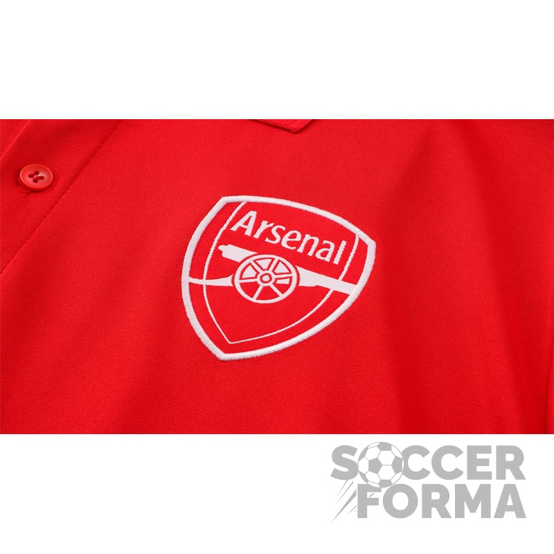Красная футболка поло Арсенал 2021-2022 - вид 3
