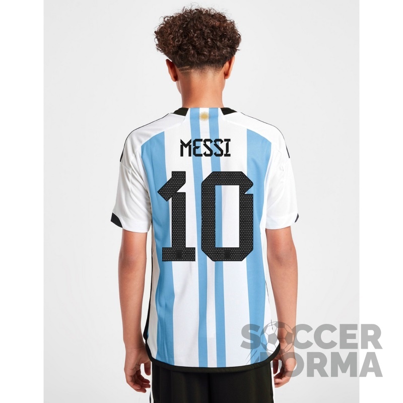 Детская форма сборной Аргентины Месси 10 2022-2023 - вид 1