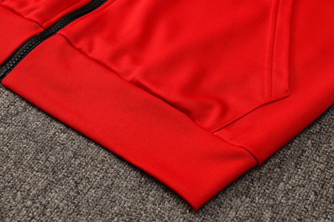 Спортивный костюм Джордан ПСЖ 2022 с капюшоном красный