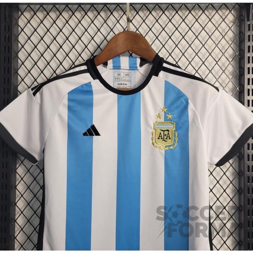 Детская форма Месси 10 Аргентина 2022-2023