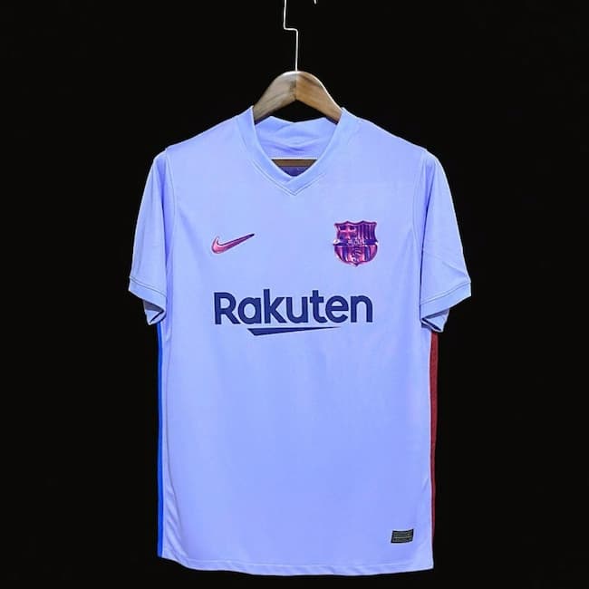 Гостевая футболка Барселона 2021-2022 Lux